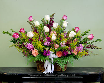 Sympathy Basket Deluxe by Chicago Funeral Florist in Chicago
